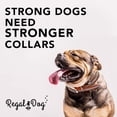 thumbnail image 3 of Heavy Duty Reflective Dog Collar \u Adjustable and with Durable Metal Buckle and Rings Odor chew Dog Collar for Small Medium and Large Dogs (Large Pink), 3 of 8