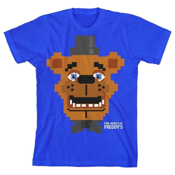 Camiseta Bioworld Five Nights at Freddys Pixel Freddy para niños
