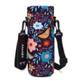 thumbnail image 1 of Amary Bolsa Portabotellas De Agua De Neopreno De 500 Ml Con Correa Ajustable Para El Hombro Funda Aislante Para Botellas De Agua De Acero Inoxidable/Vidrio/Plástico De 16,9 Oz (Pájaros), 1 of 5