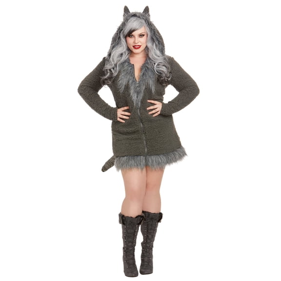 Cozy Wolf Plus Size Costume