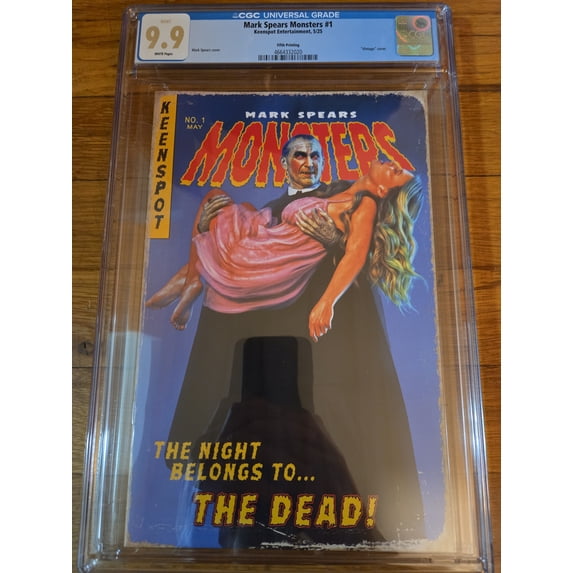 Mark Spears Monsters #1 - CGC 9.9 Comic Book