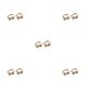 thumbnail image 3 of Guardurnaity Declaración Con Estos Elegantes Y Lindos Pendientes De Aro De Estrella Pendientes De Plata Para Mujer Plata De Ley 925 Oro 6MM Type2 NO2, 3 of 6