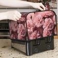 thumbnail image 7 of Balery Delicate Pink Carnations Pattern Oven Cover Kitchen Bread Machine Protector, 4 Slice Toaster Cover for Home, Anti Dust Fingerprint Coaster Cover, 7 of 7
