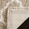 thumbnail image 3 of SAFAVIEH Toronto Nessa Geometric Shag Area Rug, Silver/Ivory, 3' x 5', 3 of 6