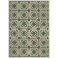 thumbnail image 1 of Safavieh Courtyard Dark Green Indoor Outdoor Rug - Runner 2'3" x 8', 1 of 1