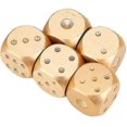 thumbnail image 3 of 5pcs Aluminium Alloy Table Game Poker Games Dices Set Storage Box gold square Box, 3 of 5