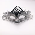 thumbnail image 1 of Masquerade Mask For Women, Colorful Painting Rhinestone Inlaid Metal Half Face Cover Cosplay Costume For Cosplay Theme Party, 1 of 9