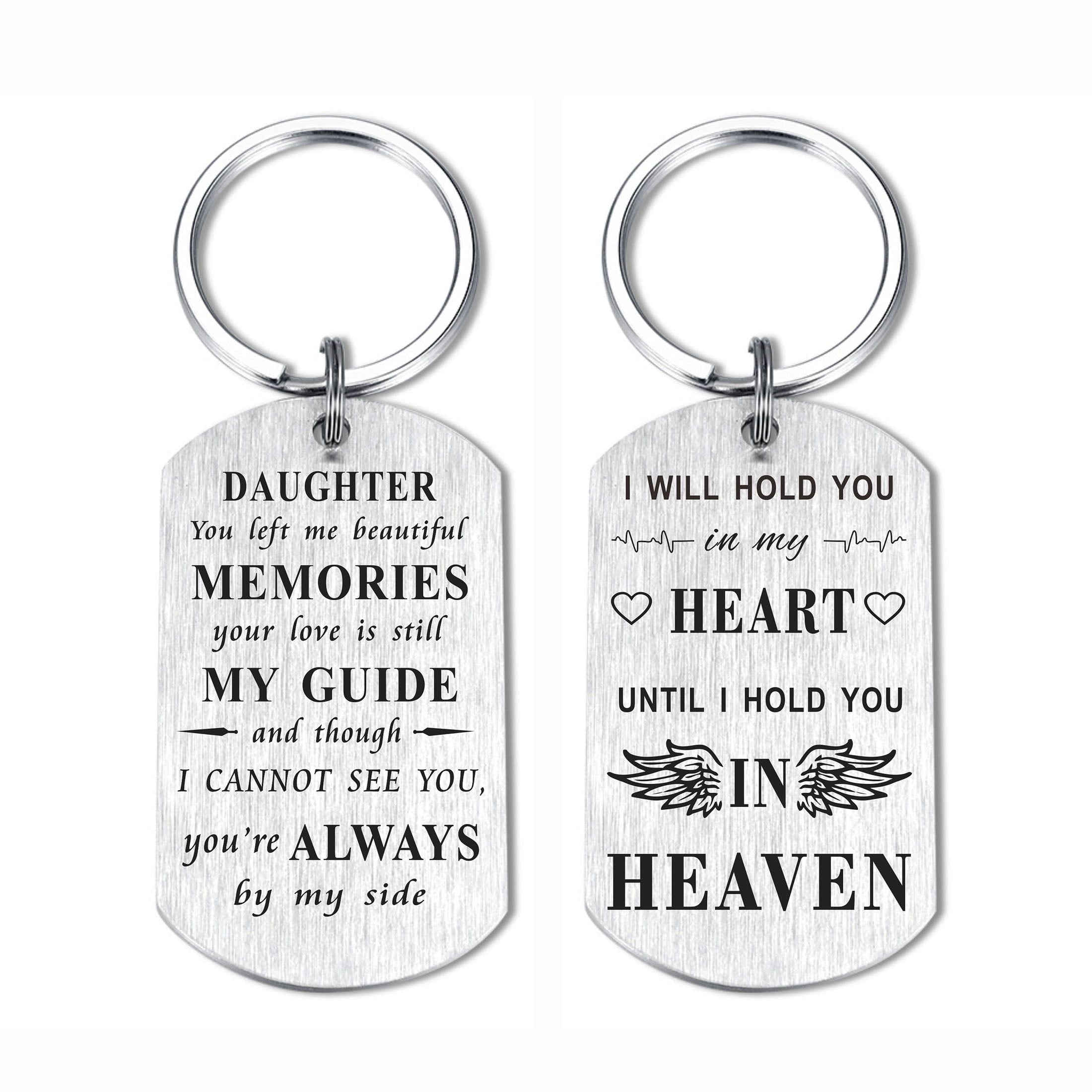 Sympathy Gift for Loss of Daughter Metal Keychain Kuwait Ubuy