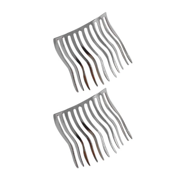 Pinza para El Flequillo Hot6sl 2 Piezas de Metal Sin Costuras para El Cabello