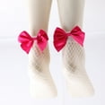 thumbnail image 6 of Babysbule Socks for Women and Men Women Mesh Breathability Big Bow Net Socks Short Fishnet Thin Socks Stockings, 6 of 9