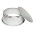 thumbnail image 2 of EeaseCA 10 Inch Round Removable Bottom Anodized Aluminum Chocolate Cake Pan Tin Baking Mold Mould (Silver), 2 of 3