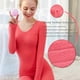 thumbnail image 2 of Minnieouse Ropa interior térmica transpirable para mujer, Calzoncillos largos, camiseta femenina agradable a la piel, traje, ropa cálida gruesa, ropa de conjuntos de ropa Color de piel Minnieouse AP013634-04, 2 of 6