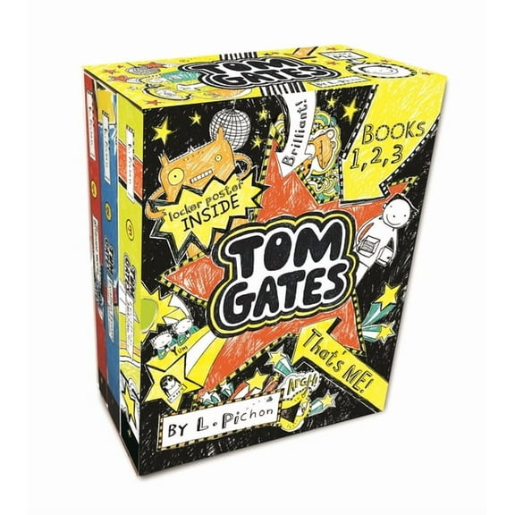 Tom Gates Tom Gates That's Me! (Books One, Two, Three): (Box Set of Funny Illustrated Chapter Books for Middle Grade Readers Ages , (Paperback)