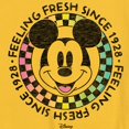 thumbnail image 3 of Disney - Mickey & Friends - Feeling Fresh Since 1928 - Mickey Mouse - Toddler And Youth Short Sleeve Graphic T-Shirt, 3 of 5