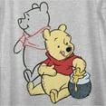 thumbnail image 2 of Women's Winnie the Pooh Honey and Happiness  Scoop Neck Athletic Heather 2X Large, 2 of 4