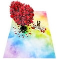 thumbnail image 4 of lesbian Love Tree Valentines 3D Greeting Pop Up Card, Happy Valentines Day, Anniversary, Gay Women, Rainbow, Pride, Lover, LGBT, Wedding, Engagem, 4 of 7