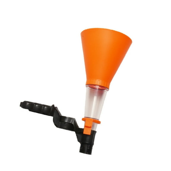 Car Engine Oil Funnel Leakproof Auto Engine Oil Filling Funnel Visible Auto Locking Structure Fast Clamp Oil Change Tool