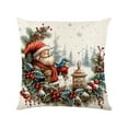 thumbnail image 3 of Christmas Decorative Pillow Covers for Couch Three-dimensional Effect Pillowcase Christmas Pillow Cover Festival Decoration for Couch Sofa Bed, Soft and Breathable 18x18", 3 of 7