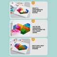 thumbnail image 6 of Logical Thinking Training Game, 60 Levels Progressive Puzzles, Hands On Brain Teaser, Children Educational STEM Toy, Problem Solving Skill Development, Tabletop Learning Activity, 6 of 9