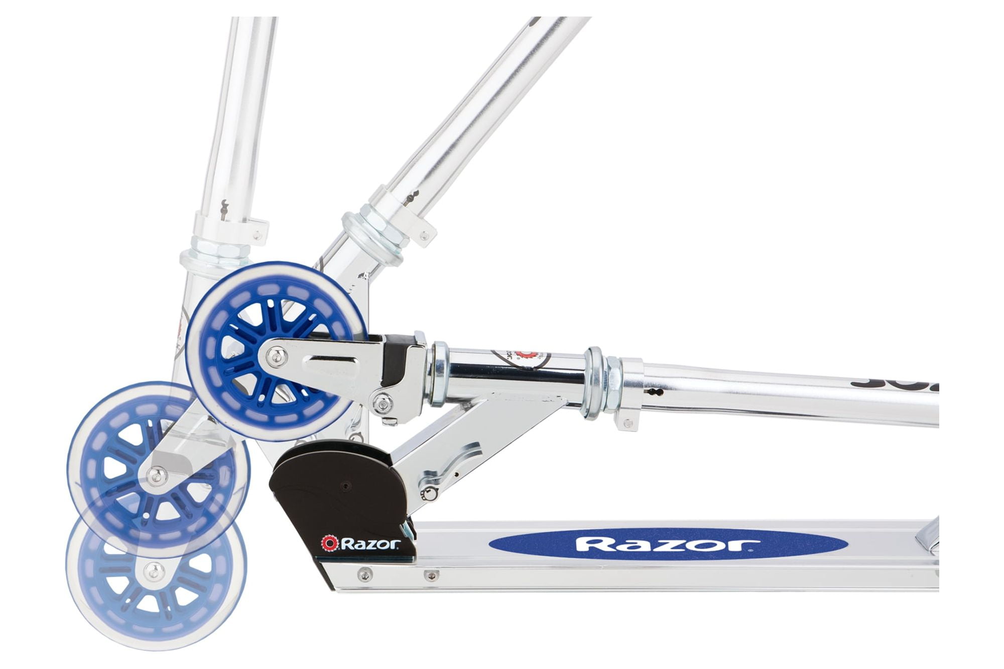 Razor A3 Kids Kick Scooter - Larger Wheels, Front Suspension, Wheelie Bar, Foldable, for Child 5+