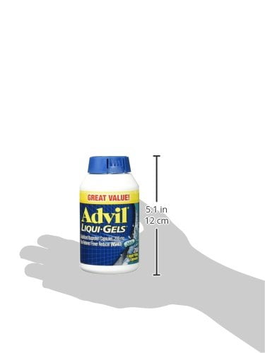 Advil Liqui-Gels Pain Reliever Fever Reducer 200 Count Liquid Filled Capsules