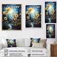 thumbnail image 4 of Designart "Vivid Sunflower Expression" Sunflowers Floater Framed Wall Art Prints, 4 of 5