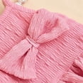 thumbnail image 6 of Dog Clothes Tiered Ruffle Dog Dress with Pink Bow Lightweight Breathable Sleeveless Pet Sundress Summer Fashion Outfit for Small Medium Dogs Cats and Puppies Daily Wear, 6 of 7