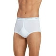 thumbnail image 2 of Men's Jockey® 4+1 Bonus Pack Classic StayNew Full Rise Briefs Color: All White Size: 36, 2 of 3