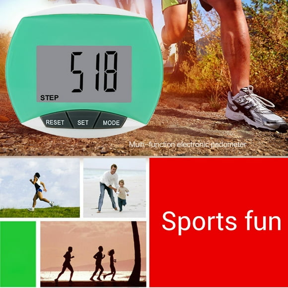 Podómetro Contador De Pasos Para Caminar Con Clip Para Cinturón Podómetro Multifuncional Pantalla LCD Accesorio De Ejercicio