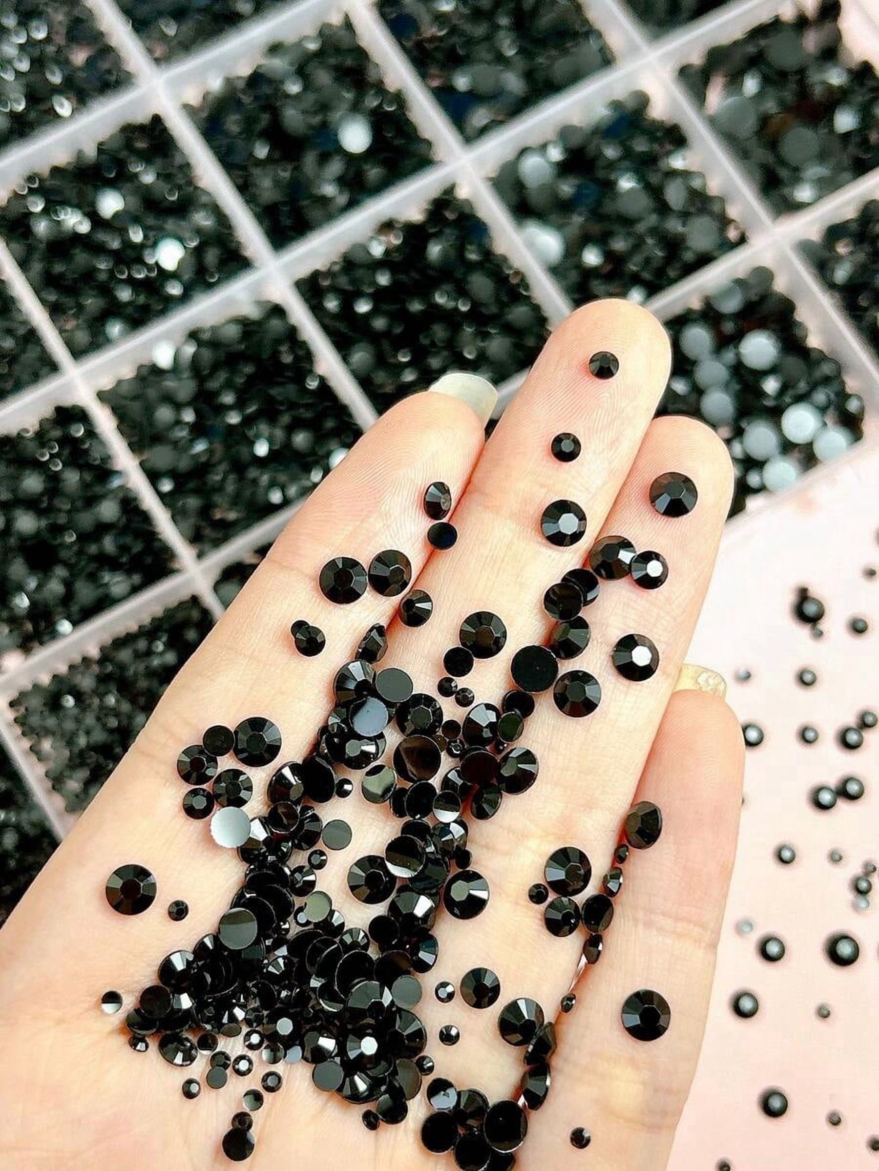 1 Box Assorted Color ABS Rhinestones, Resin Flat Diamonds, Shiny Nail Art Decorations For DIY Crafts And Manicure Accessories Nails Nail Supplies Nail Gems