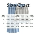 thumbnail image 4 of Women's Temperament Two-piece Knitted Suit Loose Sweater Wide Leg Pants for Fall Winter Matching Sets,Black,L, 4 of 5