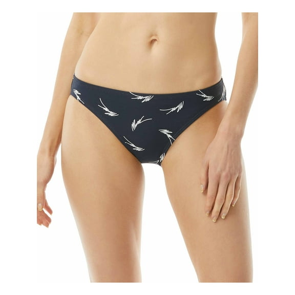 MICHAEL MICHAEL KORS Women's Navy Printed Stretch Sits At Low Hips Lined Full Coverage Bikini Swimsuit Bottom XL
