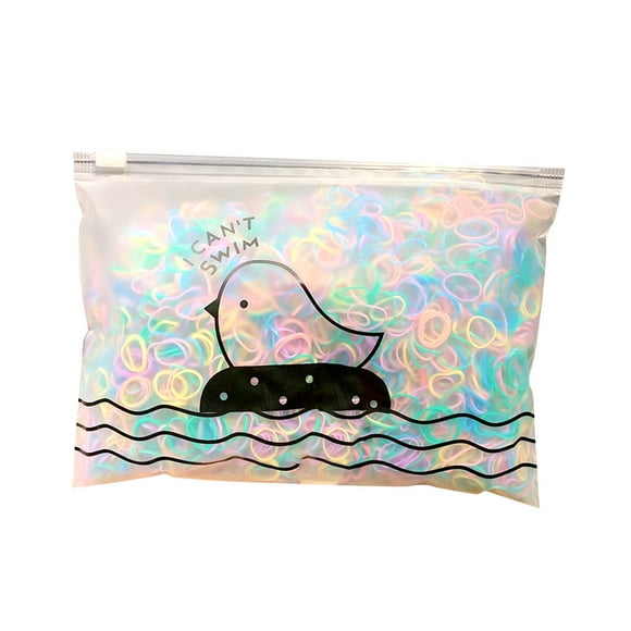 1000PC Colorful Disposable Rubber Band Fashion Elastic Hair Band Daily Life Home