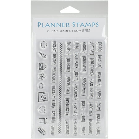 SRM Planner Clear Stamps 4"X6"-Notes To Self