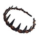 thumbnail image 2 of Diadema clásica en zigzag de los años 90, accesorios para el cabello, belleza, ligera, regalos Café, 2 of 9