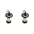thumbnail image 2 of Wosthever Candelabros hechos de hierro con artesanía exquisita para decoración de Halloween candelabro de casa embrujada D D 2piezas, 2 of 6