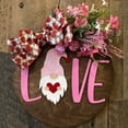 thumbnail image 2 of Valentine's Day Welcome Sign Wooden Love Heart Hanging Sign with Bow Rustic Farmhouse Wreath Sign Door Decoration for Wedding Anniversary Home Indoor Outdoor Wall Window, 2 of 7
