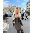 thumbnail image 3 of Women Yoga Jumpsuits Workout Ribbed Long Sleeve Zip Front Sport Jumpsuits, 3 of 6