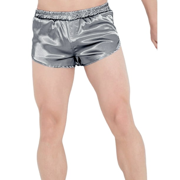Mens Satin Silk Boxers Shorts Sleepwear Underwear Pants Nightwear Pyjamas  Hot ca