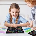 thumbnail image 3 of RKZDSR Rainbow Magic Scratch Paper Art Book Kit with Black Scratch Sheets, Wooden Stylus, and Notes Board - Perfect Gift, 3 of 9