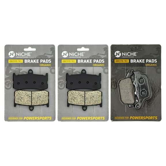Niche Organic Brake Pad Set for 2006-17 Triumph Daytona 675 Motorcycle MK1002814