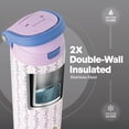 thumbnail image 6 of TAL 24oz Stainless Steel 2-in-1 Water Bottle with Straw and Chug Lid, Vine, 6 of 11