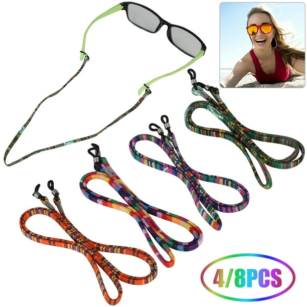 EEEkit 4/8 Pack Eye Glasses String Holder Straps Sports Sunglasses