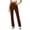 Brown, variant on Zedker Ease Workout Leggings for Womens No Front Seam Straight Leggings 29"/ 31.5"/ 33"/ 35" High Waist Buttery Yoga Pants with Pockets Dark Gray XXL