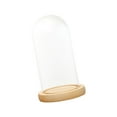 thumbnail image 2 of Campana de cristal transparente para decoración de casa de muñecas, centros de mesa decorativos, cubierta de flores 12cmx18cmx14cm, 2 of 9