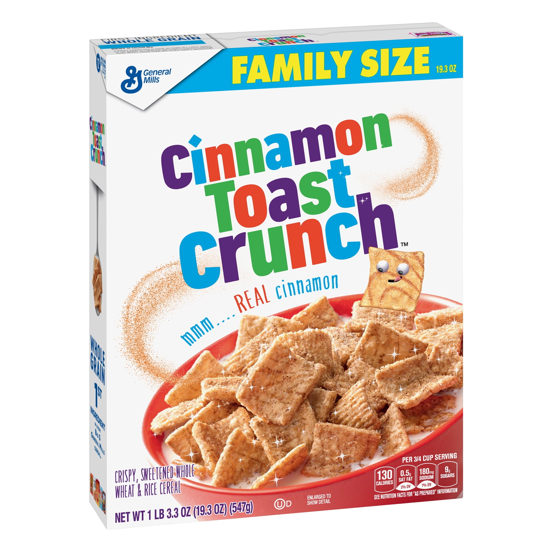 Cinnamon Toast Crunch Breakfast Cereal, 19.3 oz Box