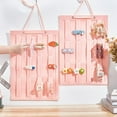 thumbnail image 3 of 2 pc 2 Pcs Hair Claw Clip Organizer Holder 30.7x13.78 Inch Hair Accessories Hanging Storage Wall Hanging Hair Clip Stand Felt Hair Claw Clips Holder for Lady Store over 20 Hair Clips Pink, 3 of 6