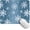 Blue Winter Snowflakes, variant on Cute Christmas  Pad,Small Xmas Desk Mat,Xmas Office Desk Decor,Winter Christmas Holiday Desktop Decorations for  Dorm  Office,Xmas ,10.2x8.2 in