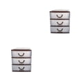 thumbnail image 1 of ziyahi Organizer Storage Drawer - plify Life With Smart Storage Solutions Multi-Layer Desktop Drawer brown three layers 2Set, 1 of 6
