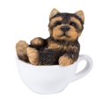 thumbnail image 2 of Pacific Giftware Yorkie Puppy Adorable Mini Teacup Pet Pals Puppy Collectible Figurine 3.25 Inches, 2 of 2